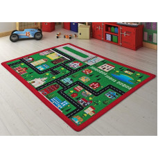 Коврик в детскую комнату Confetti City Yesil 100x150
