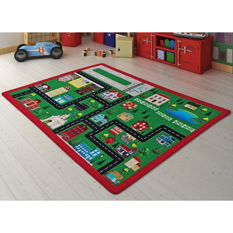 Коврик в детскую комнату Confetti City Yesil 100x150
