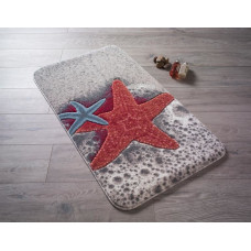 Ванный коврик Confetti Starfish Red 80*140
