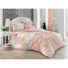 Постельное белье Majoli Mona v4 Лососевый 200x220
