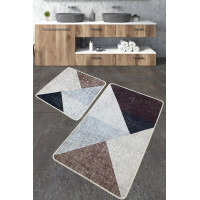Набор ковриков для ванной комнаты Chilai Home PHELL BEJ 60*100+50*60
