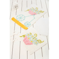 Ванный коврик Chilai Home Alacati Yellow
