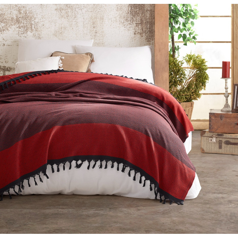 Плед Diva Lake Red 205*200
