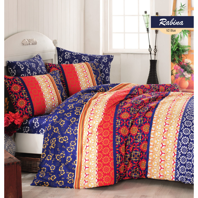 Постельный комплект Majoli Rabina Mavi
