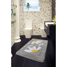 Коврик для ванной Chilai Home Daisy Gri 60x100
