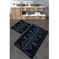 Набір килимків для ванної кімнати Chilai Home LAU BEYAZ  60*100+50*60