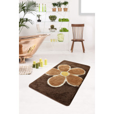 Коврик для ванной Chilai Home Flower Kahve 60x100
