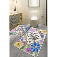 Набор ковриков для ванной комнаты Chilai Home TOPIARY 60*100+50*60
