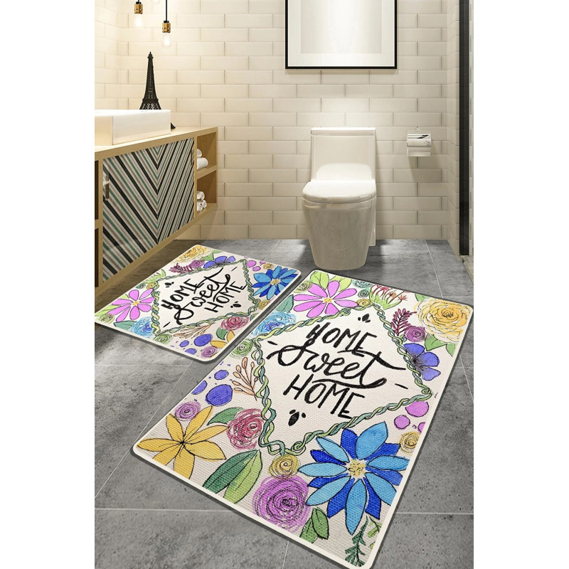 Набор ковриков для ванной комнаты Chilai Home TOPIARY 60*100+50*60
