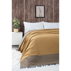 Плед Diva Dreams Горчичный 205*200
