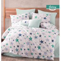 Комплект постельного белья Majoli Galaxy v2 Green 200x220