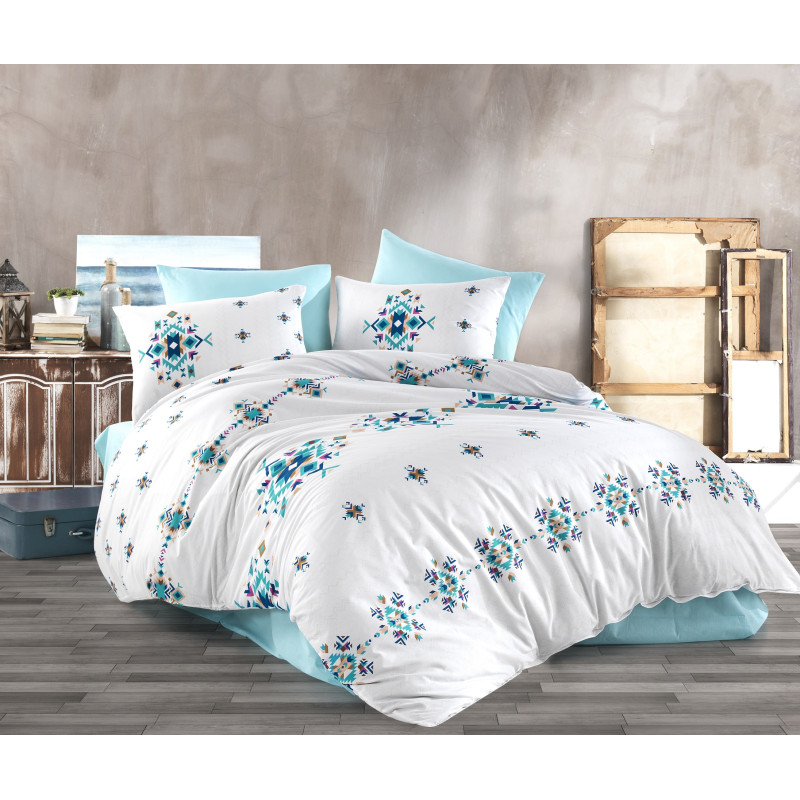 Комплект постельного белья Majoli Hippi 200x220