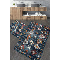 Набор ковриков для ванной комнаты Chilai Home RESSAL 60*100+50*60
