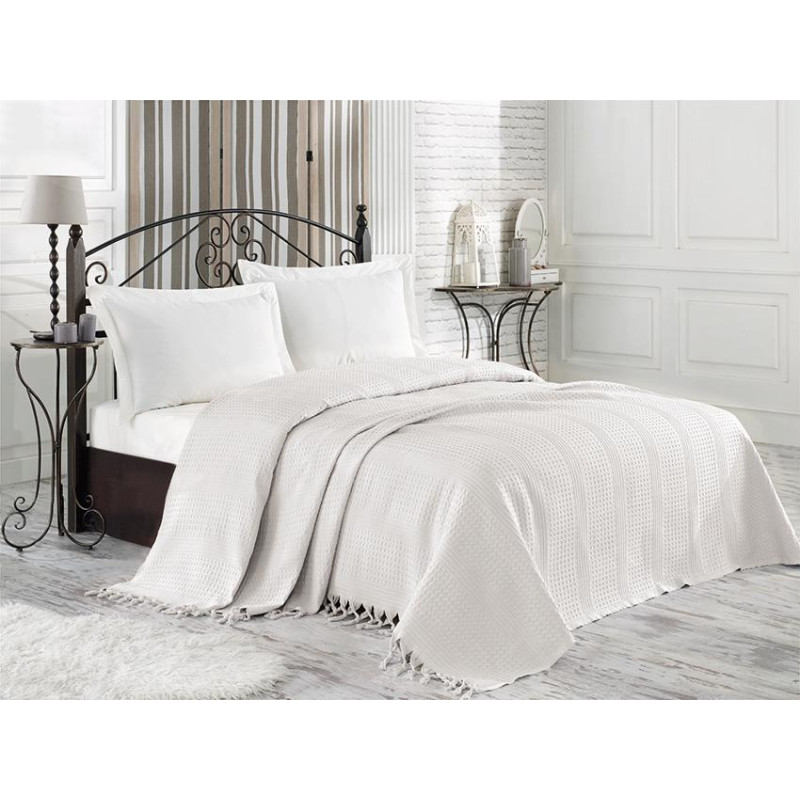 Покрывало Diva Cotton White 220x240
