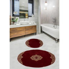 Набор ковриков для ванной комнаты с гипюром Diva Nice Gold 60*100+50*60
