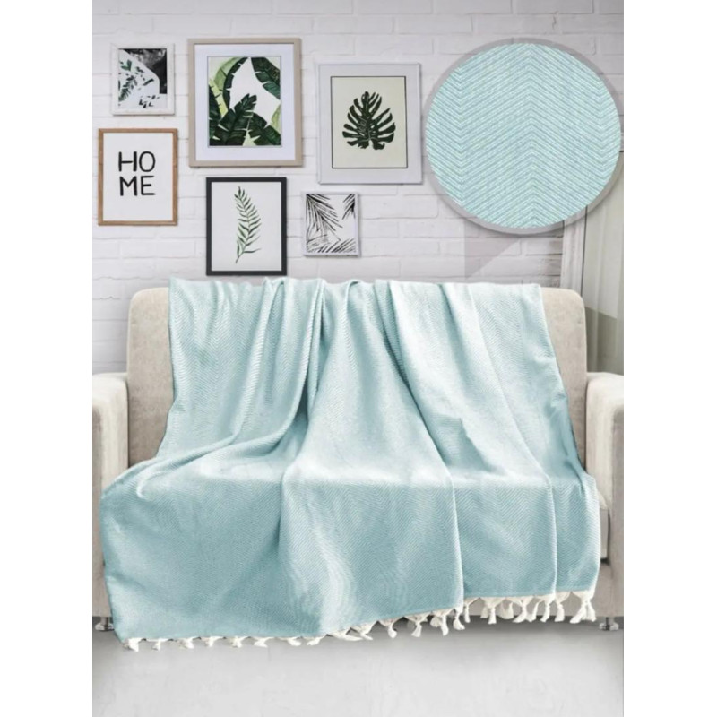 Плед Diva Waves L Зеленый 170x230
