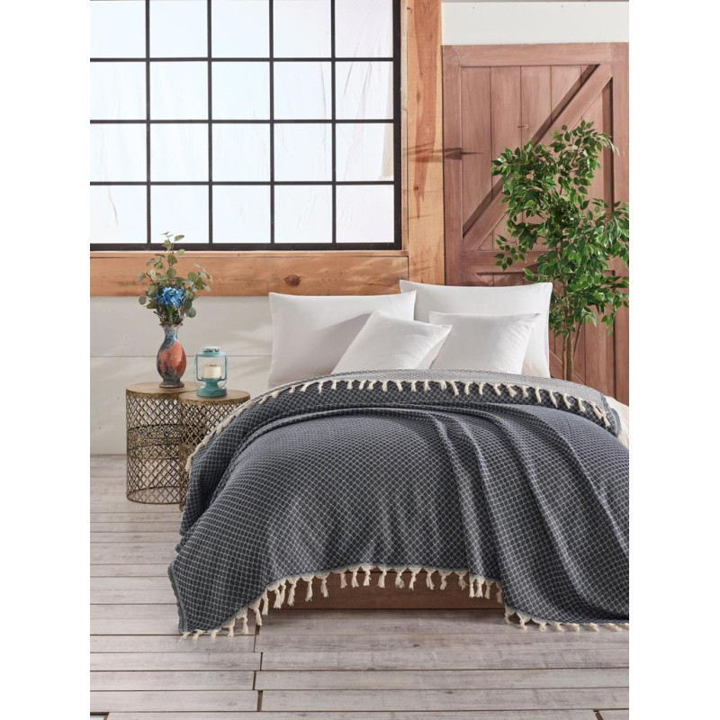 Плед Diva Milaniya Siyah 200*220
