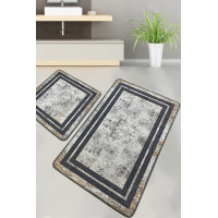Набор ковриков для ванной комнаты Chilai Home SIONE 60*100+50*60
