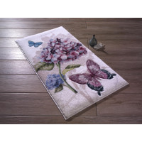Коврик для ванной Confetti  Dancing Wings Pembe  57*100