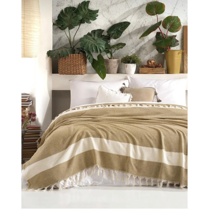 Плед Diva Alisa бежевый 200x230
