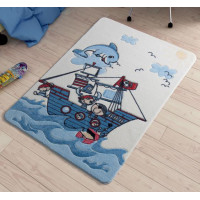 Коврик в детскую комнату Confetti Smiley Dolphin Blue