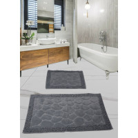 Набор ковриков для ванной комнаты Diva  Tas Kivircik Blue 60*100+50*60