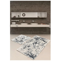 Набор ковриков для ванной комнаты Chilai Home Kenzo 60*100+50*60
