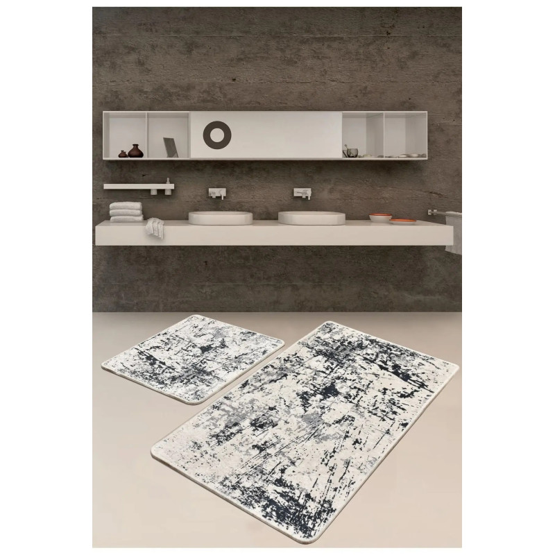 Набір килимків для ванної кімнати Chilai Home   Kenzo  60*100+50*60