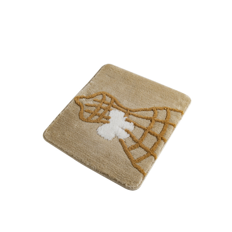Коврик для ванной Chilai Home Elbise Коричневый 50*60
