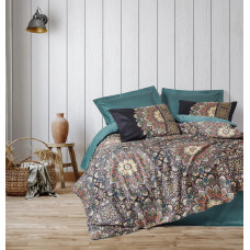 Комплект постільної білизни Cotton Box сатін Ornate Petrol