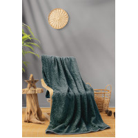 Плед Cotton box Emboss Petrol 220x240
