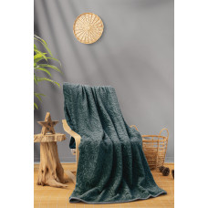 Плед Cotton box Emboss Petrol 220x240
