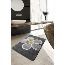 Коврик для ванной Chilai Home Flower Gri 60x100

