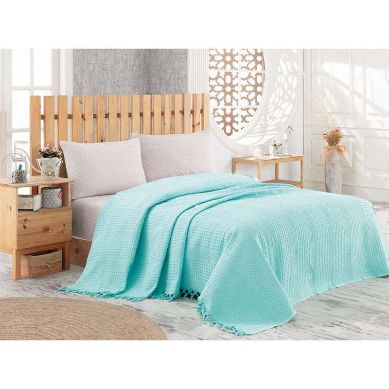 Покрывало Diva Cotton Aqua 220x240
