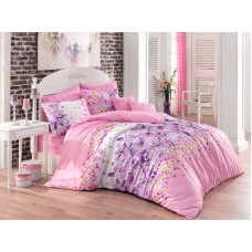 Постельное белье Majoli Mona v1 Лила 200x220
