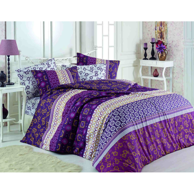 Постельный комплект Majoli Rabina Фуксия
