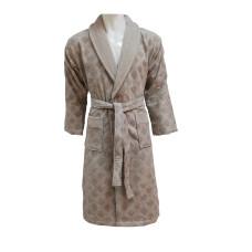 Халат Class Karo Man бежевый M
