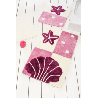 Коврик для ванной Chilai Home Deniz Yildizi Lila  —  это уже перевод.  На русском языке это будет звучать так же.  Можно лишь немного изменить порядок слов, но смысл останется тем же:

* **Ванный коврик Chilai Home Deniz Yildizi Lila**
* **Коврик в ванную