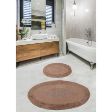 Набор ковриков для ванной комнаты Diva Wazo бежевый 60*100+50*60
