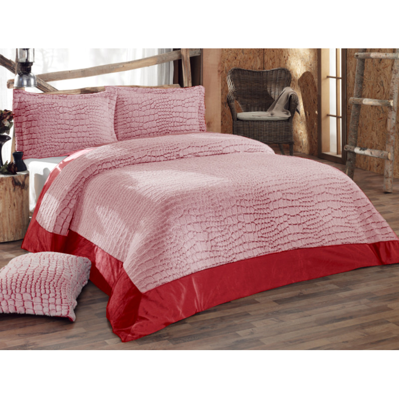 Покрывало Irya полиэстер Стоун Кирмизи 270x250
