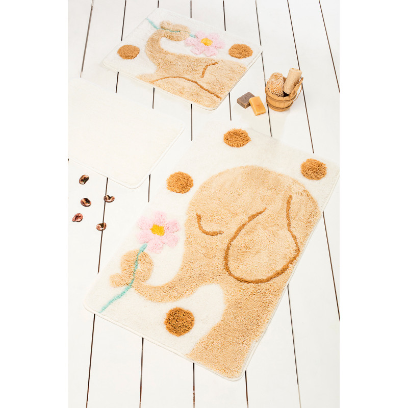 Коврик для ванной Chilai Home Buyuk Fil Coffee
