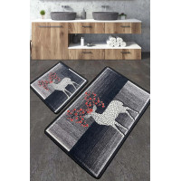 Коврик для ванной комнаты Chilai Home ELAFA 60*100+50*60
