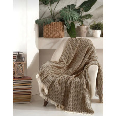 Плед Diva Narin Brown 170x200
