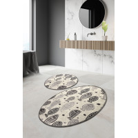 Набор ковриков для ванной Chilai Home   FISH WHİTE DJT 60x100+50x60