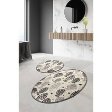 Набор ковриков для ванной Chilai Home FISH WHITE DJT 60x100+50x60
