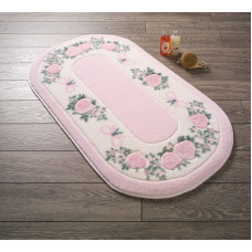 Коврик для ванной Confetti Rose Frame Pink 57*100
