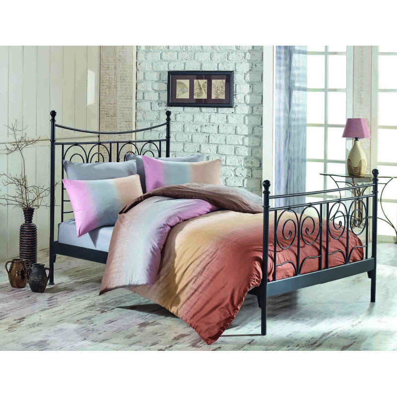 Постельный комплект Majoli Colorful Brown
