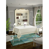 Скатерть Tabe Daisy Collection Кремовая
