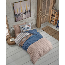 Комплект постельного белья Cotton Box Ocean Лазурный 160x220
