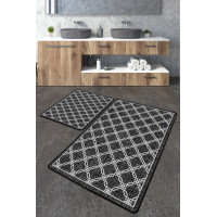 Набор ковриков для ванной Chilai Home CHAIN BANYO HALISI DJT 60x100+50x60
